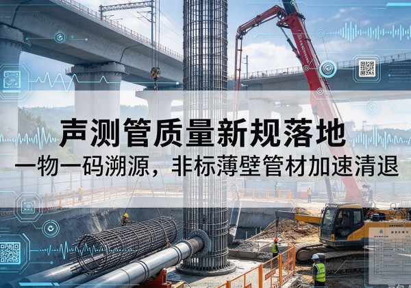 黔西声测管质量新规落地，一物一码溯源，非标薄壁管材加速清退