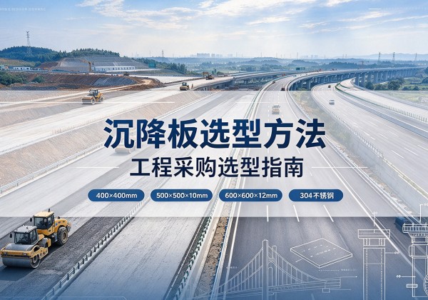 黔西沉降板选择方法
